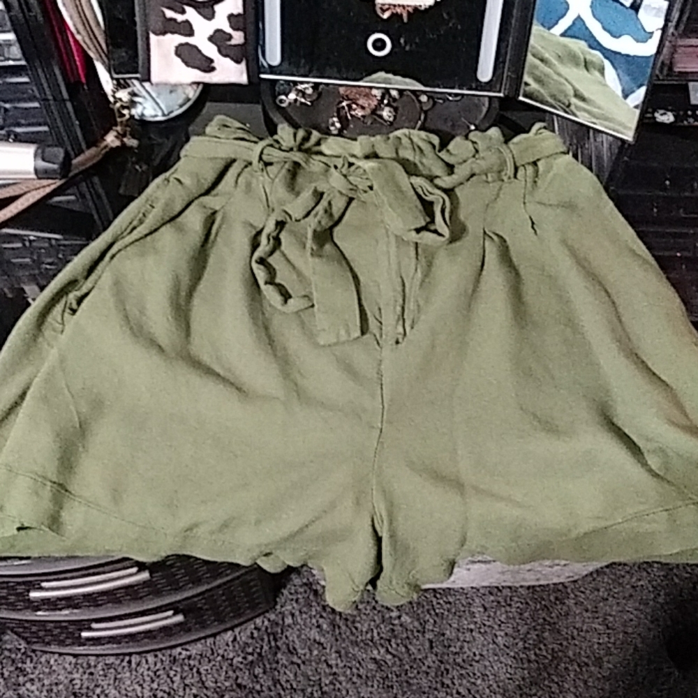 Green shorts